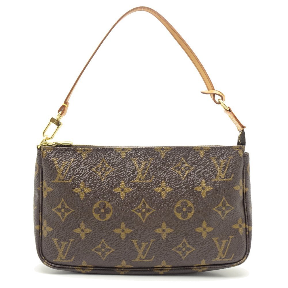 Louis Vuitton Monogram Pochette Accessoire Brown Accessory Pouch